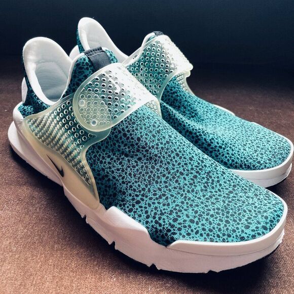 NIKE 2017 SOCK DART 942198 300 TURBO GREEN SAFARI 11 US Mens AIR MAX FORCE 180 1 - Picture 1 of 9